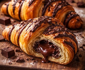 Çikolatalı Meyveli Kruvasan